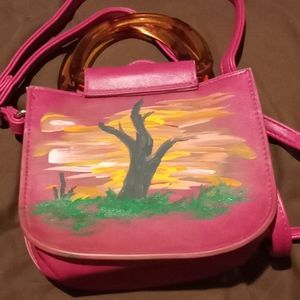 Hand painted purse